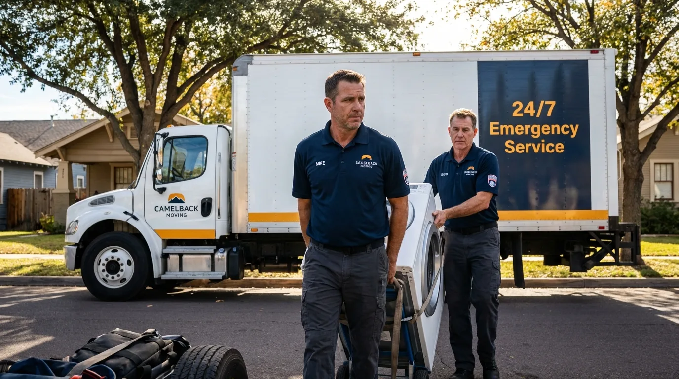CamelBack Moving crew loading furniture in Fort Valley, GA