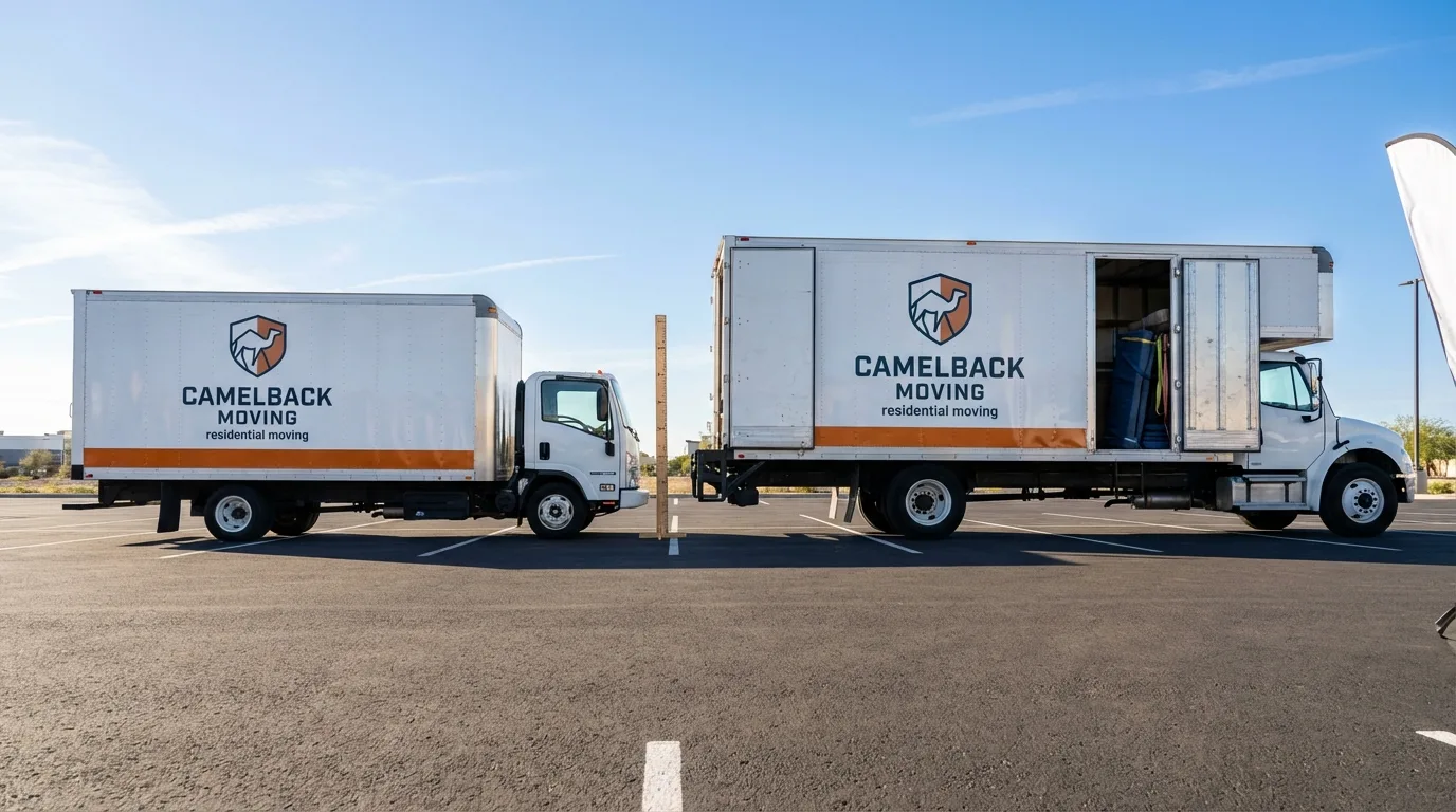 Moving truck size capacity guide in Fort Valley